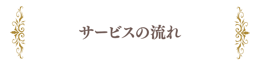 サービスの流れ